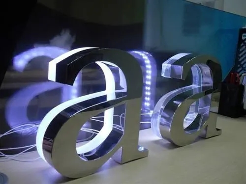树脂发光字、亚克力吸塑字与LED发光字的特点?