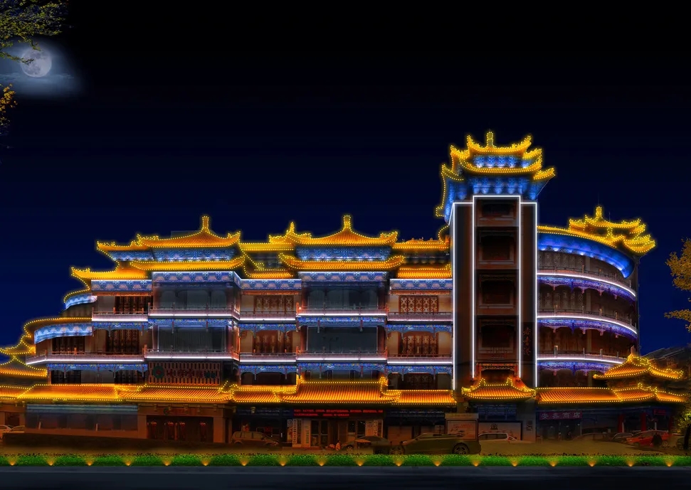 成都照明亮化蘑菇直播APP下载制作安装